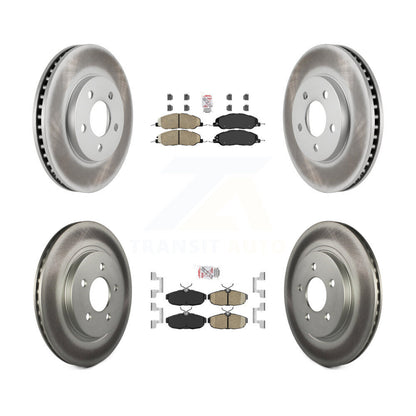 Kit de Rotor de frein à disque, revêtement de coussinets en céramique avant et arrière, pour Ford Mustang Bas 2005 – 2010