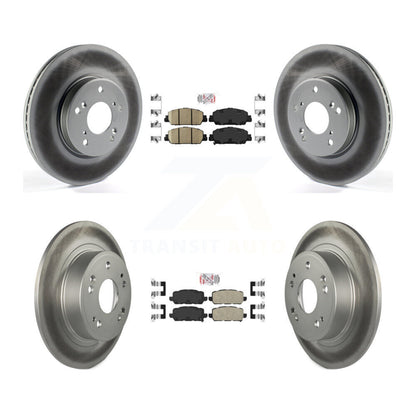 Kit de plaquettes en céramique avant et arrière et de disques de frein à disque revêtus pour Honda HR-2016 – 2022