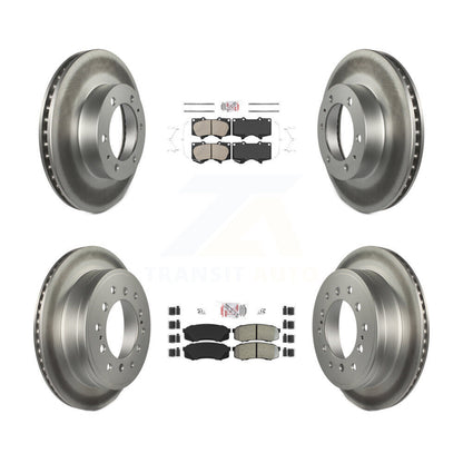 Kit de rotors de frein à revêtement semi-métallique, en céramique, avant et arrière, pour Toyota FJ Cruise