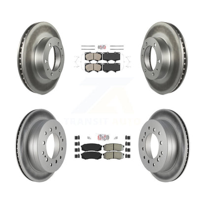Kit de rotors de frein à revêtement semi-métallique avant et arrière en céramique pour Toyota 4Runner F