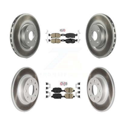Kit de plaquettes en céramique avant et arrière et de rotors de frein à disque revêtus pour Fiat 500 KGA-10273