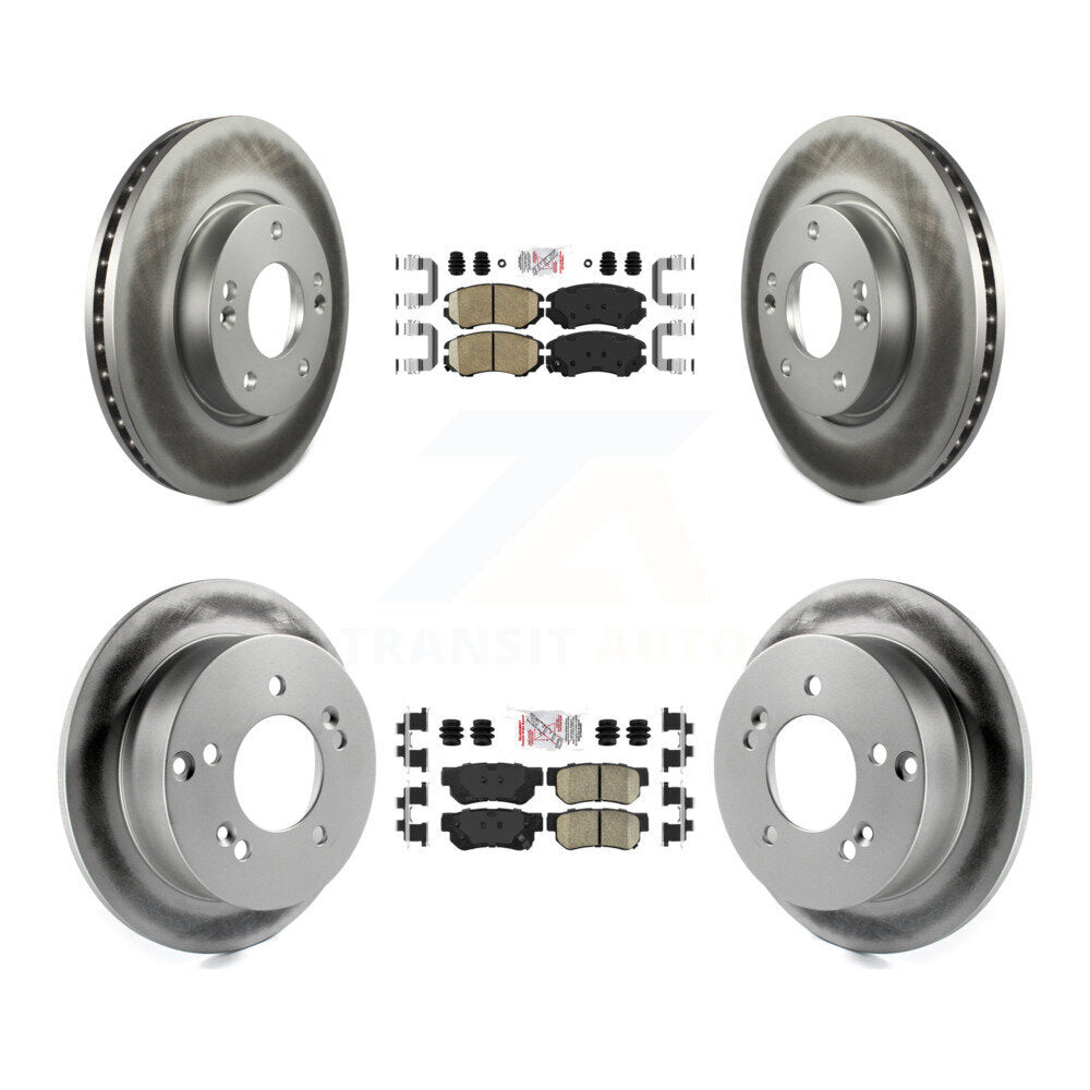 Kit de Rotor de frein à disque, revêtement de coussinets en céramique avant et arrière, pour Hyundai Tucson Kia Sportag