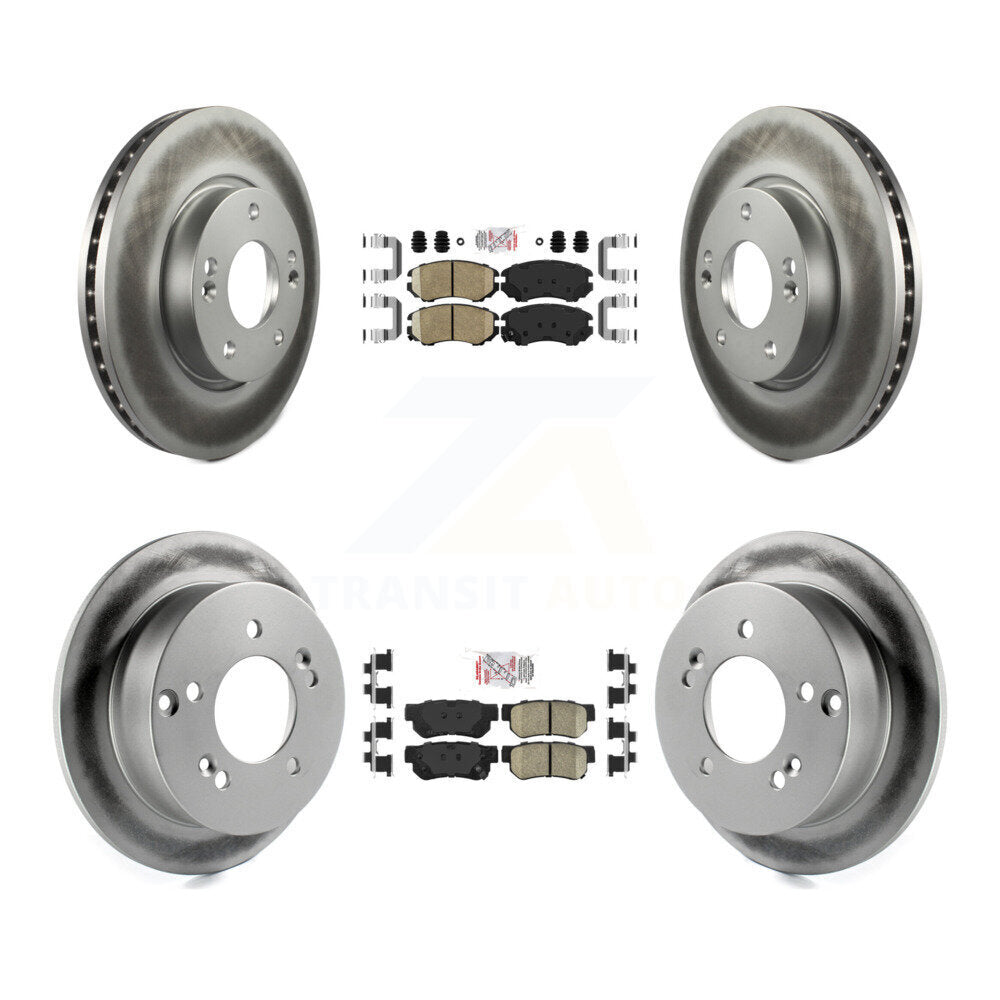 Kit de Rotor de frein à disque, revêtement de coussinets en céramique avant et arrière, pour Hyundai Tucson Kia Sportag
