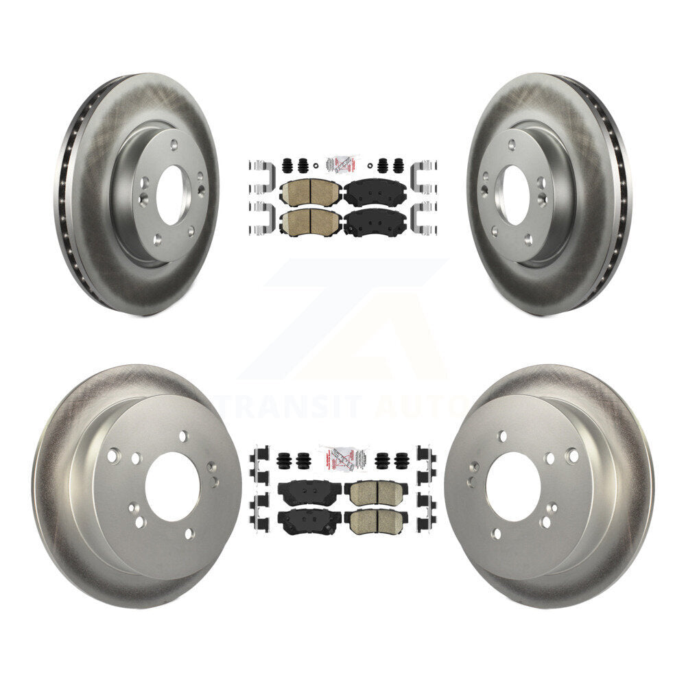 Kit de Rotor de frein à disque, revêtement de coussinets en céramique avant et arrière, pour Hyundai Tucson Kia Sportag