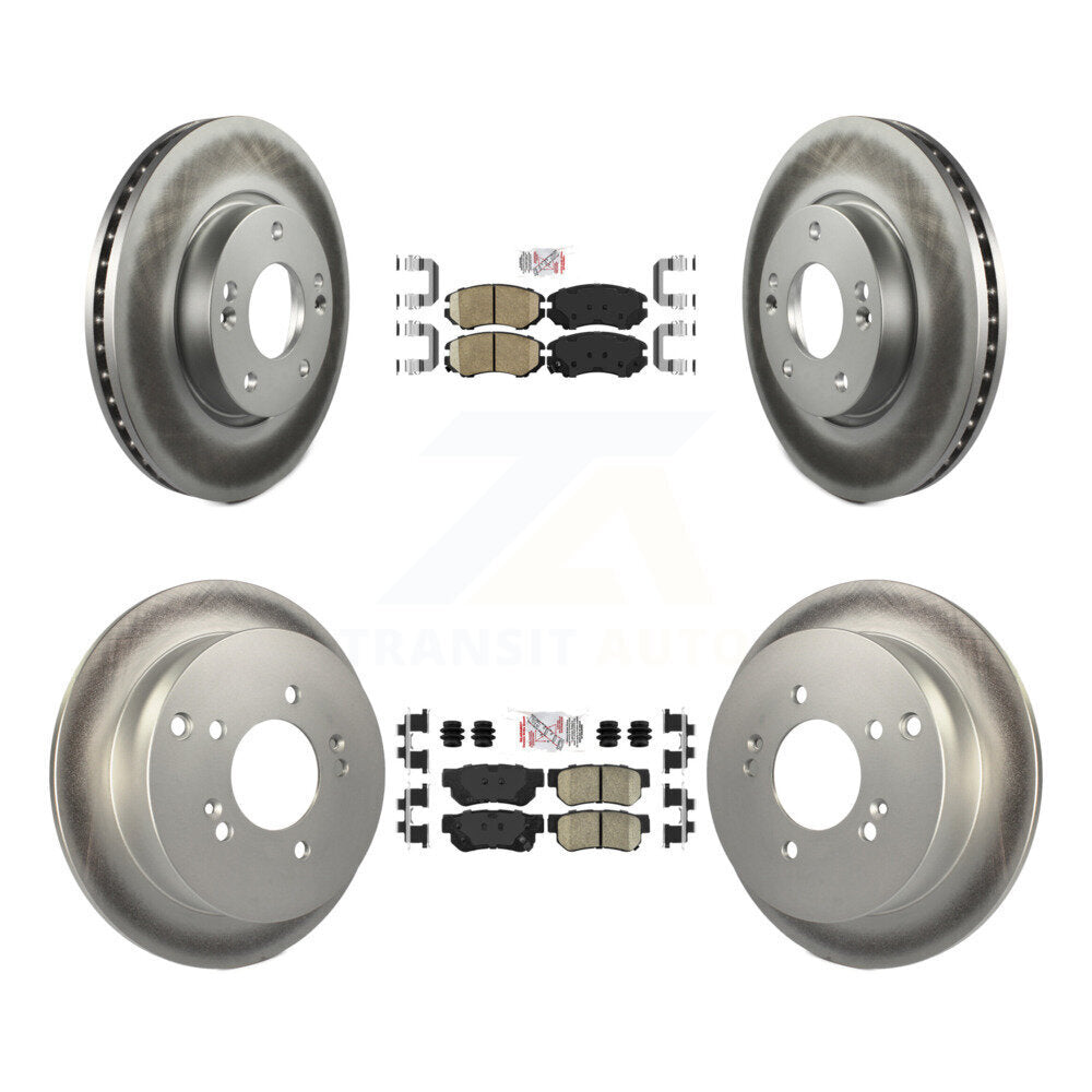 Kit de Rotor de frein à disque, revêtement de coussinets en céramique avant et arrière, pour Hyundai Tucson Kia Sportag