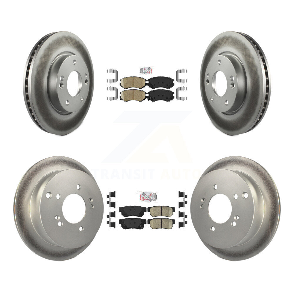 Kit de Rotor de frein à disque, revêtement de coussinets en céramique avant et arrière, pour Hyundai Tucson Kia Sportag