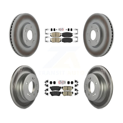 Kit de plaquettes en céramique avant et arrière et disques de frein à disque revêtus, pour Hyundai Sonata 3.3