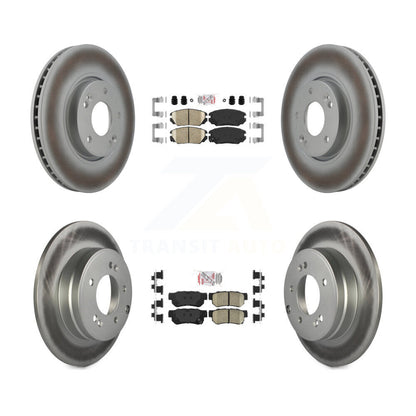 Kit de plaquettes en céramique avant et arrière et disques de frein à disque revêtus, pour Hyundai Sonata 3.3