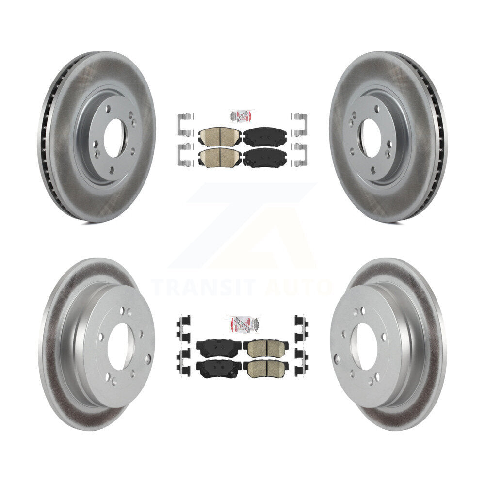 Kit de rotors de frein à disque avant et arrière en céramique, pour Hyundai Azer 2006 – 2009