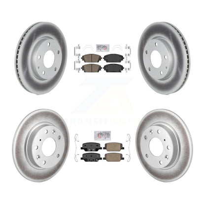 Kit de plaquettes en céramique avant et arrière et disques de frein enduits, pour Mazda 3 Sport FWD