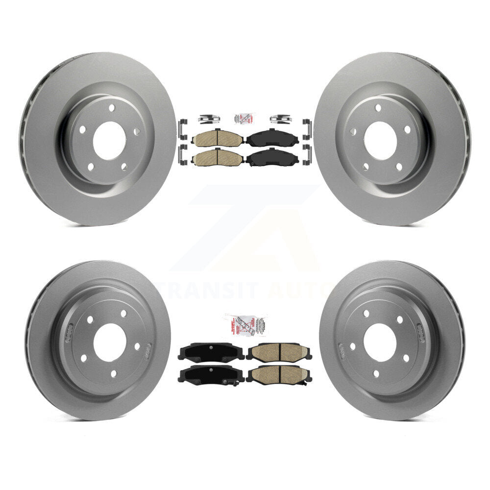 Kit de rotors de frein à revêtement en céramique, pour Chevrolet Corvette Cadillac XL, avant et arrière