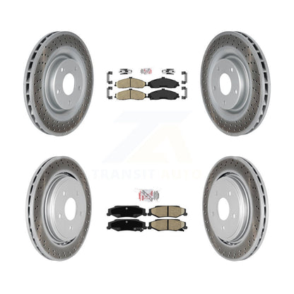 Kit de rotors de frein à revêtement en céramique, pour Chevrolet Corvette Cadillac XL, avant et arrière