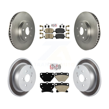 Kit de Rotor de frein à revêtement de plaquette semi-métallique arrière en céramique avant pour Toyota Matrix Vib