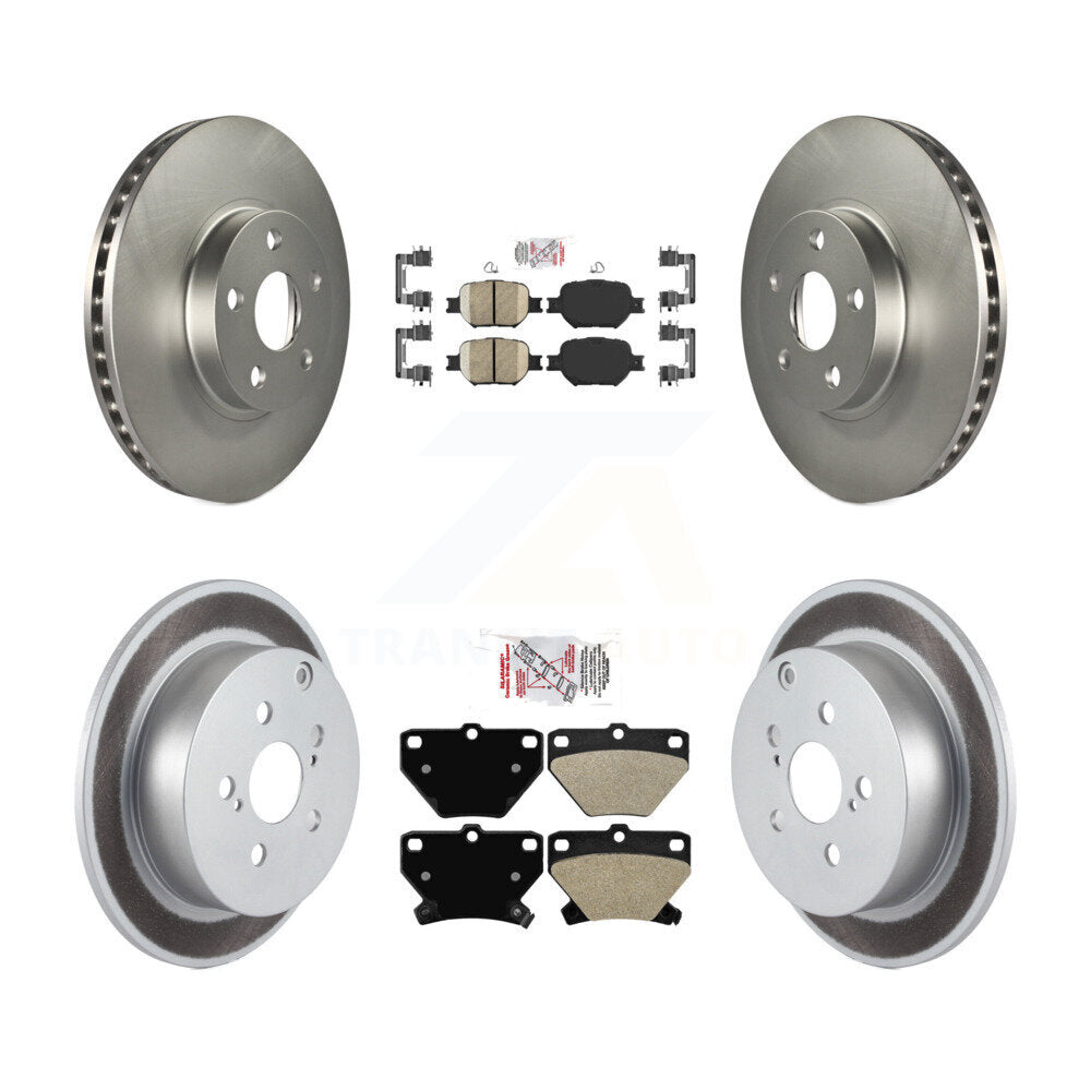 Kit de Rotor de frein à disque, revêtement de protection semi-métallique avant et arrière en céramique pour Toyota Celic
