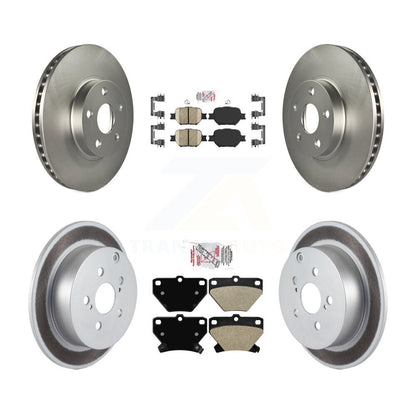Kit de Rotor de frein à disque, revêtement de protection semi-métallique avant et arrière en céramique pour Toyota Celic