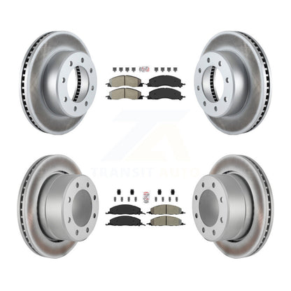 Kit de Rotor de frein avec revêtement de plaquettes semi-métalliques avant et arrière, pour Ram 3500 2500 1500 Dodge