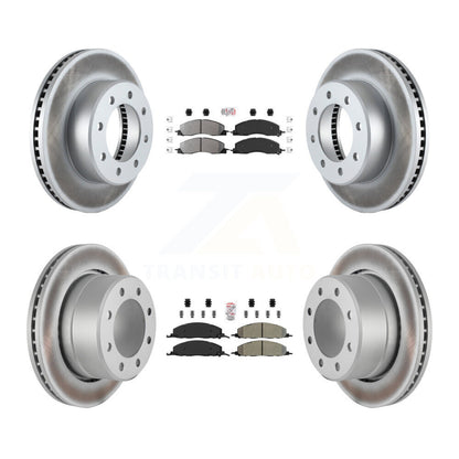 Kit de Rotor de frein avec revêtement de plaquettes semi-métalliques avant et arrière, pour Ram 3500 2500 1500 Dodge
