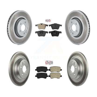 Kit de rotors de frein à revêtement semi-métallique avant et arrière, pour Volvo S60 V60 Cross V7