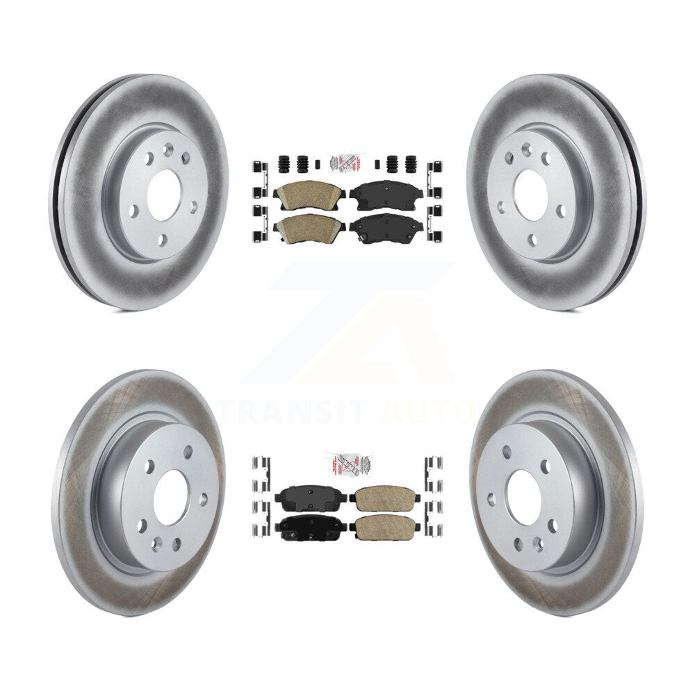 Kit de rotors de frein enduits de plaquettes en céramique avant et arrière, pour Chevrolet Cruze Sonic Limite