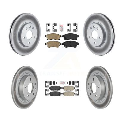 Kit de plaquettes en céramique avant et arrière et disques de frein enduits pour Chevrolet Cruze