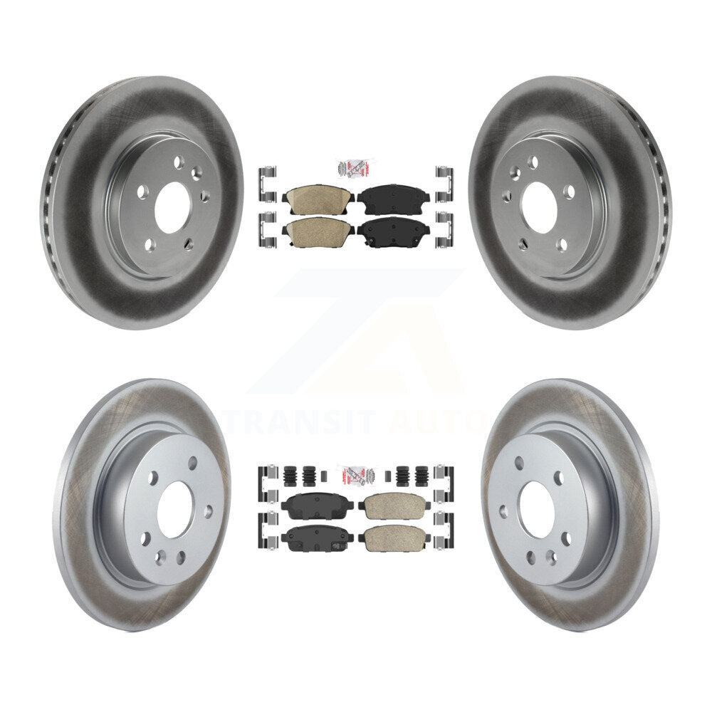 Kit de Rotor de frein à disque, revêtement de coussinets en céramique avant et arrière, pour Chevrolet Trax Buick Encor