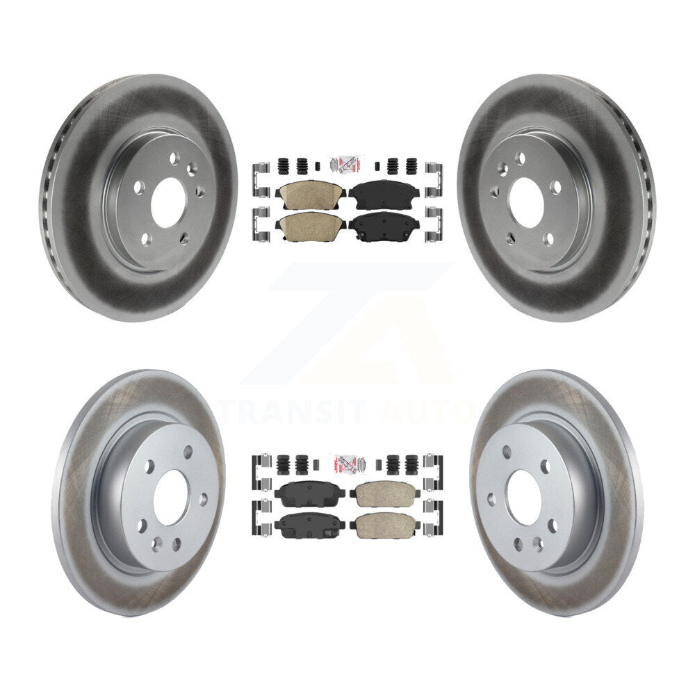 Kit de Rotor de frein à disque, revêtement de coussinets en céramique avant et arrière, pour Chevrolet Trax Buick Encor