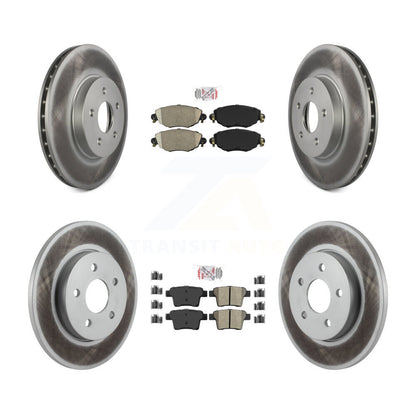 Kit de Rotor de frein à disque, revêtement de protection semi-métallique avant et arrière en céramique pour Jaguar x-typ