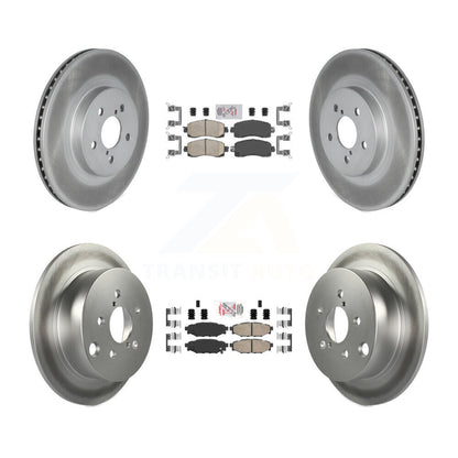 Kit de rotors de frein à disque recouverts de tampons en céramique avant et arrière, pour Subaru Crosstrek Imprez