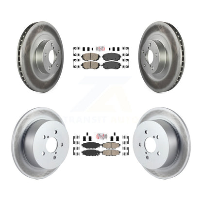 Kit de rotors de frein à disque, revêtement de coussinets en céramique avant et arrière, pour Subaru Outback Legac 2005