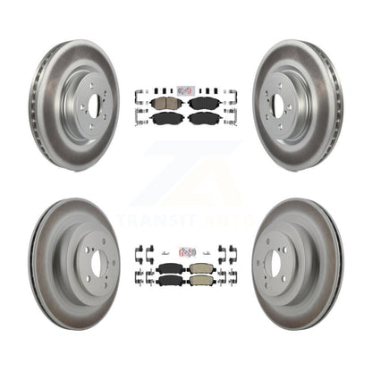 Kit de Rotor de frein à disque, revêtement de protection semi-métallique avant et arrière en céramique pour Subaru Legac