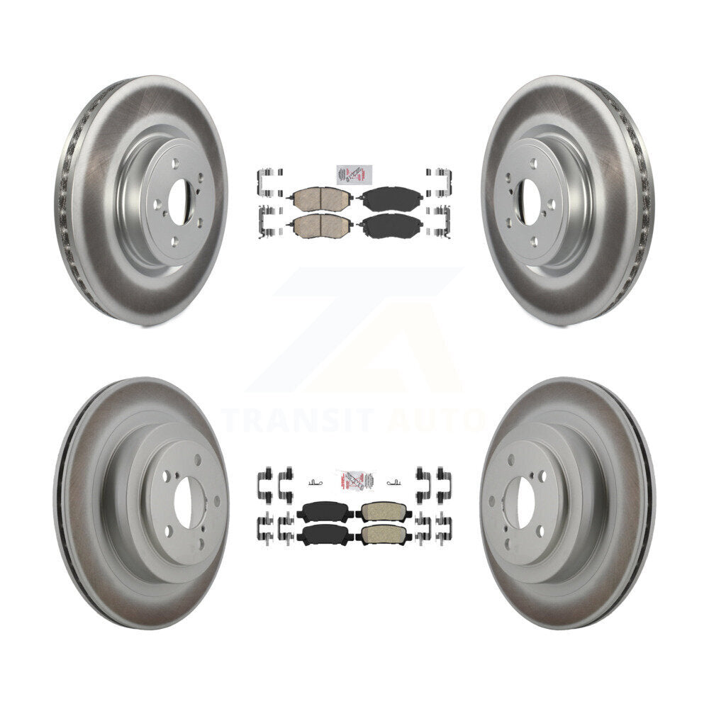 Kit de Rotor de frein à disque, revêtement de protection semi-métallique avant et arrière en céramique pour Subaru Legac