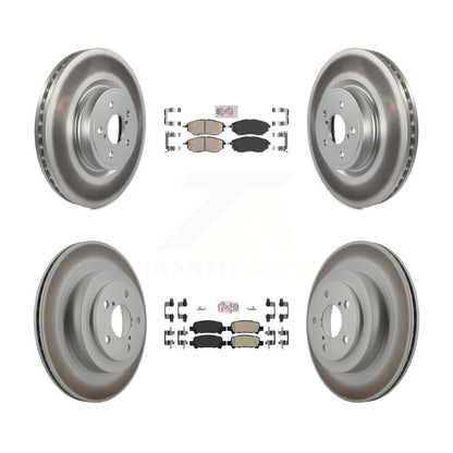 Kit de Rotor de frein à disque, revêtement de protection semi-métallique avant et arrière en céramique pour Subaru Legac
