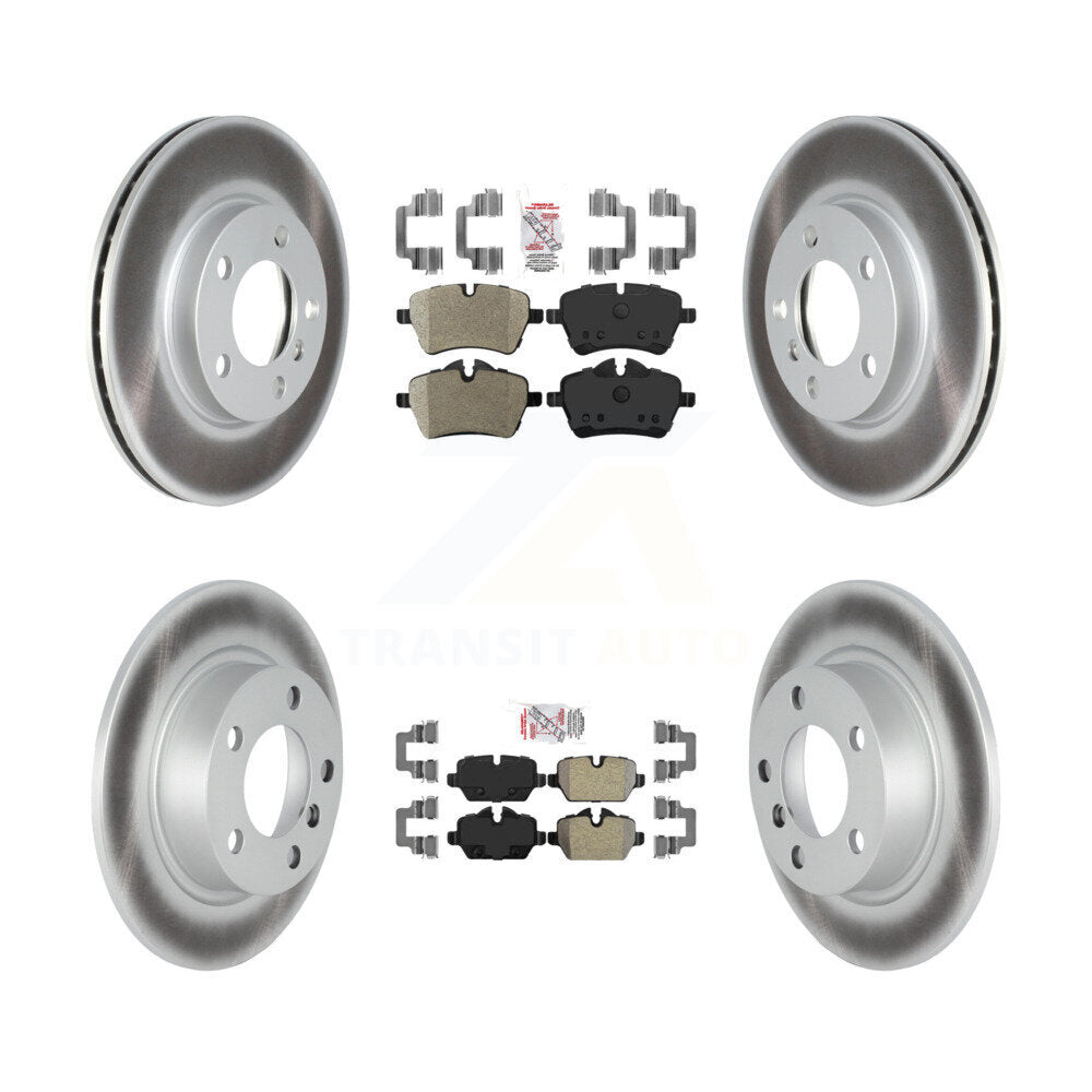 Kit de plaquettes semi-métalliques avant et arrière et Rotor de frein revêtu pour Mini Cooper Countryma