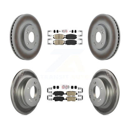 Kit de plaquettes en céramique avant et arrière et disques de frein à disque revêtus, pour Hyundai Sonata 3.3