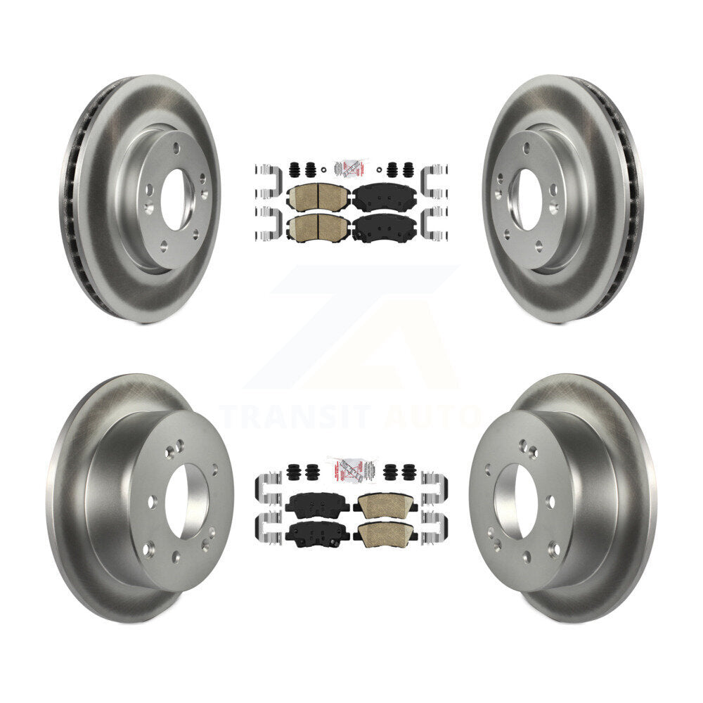 Kit de rotors de frein à disque avant et arrière en céramique, pour Kia Soul 2010 2.0 – 2011