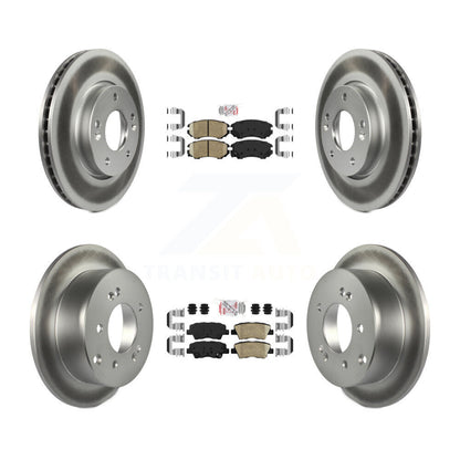 Kit de rotors de frein à disque avant et arrière en céramique, pour Kia Soul 2010 2.0 – 2011