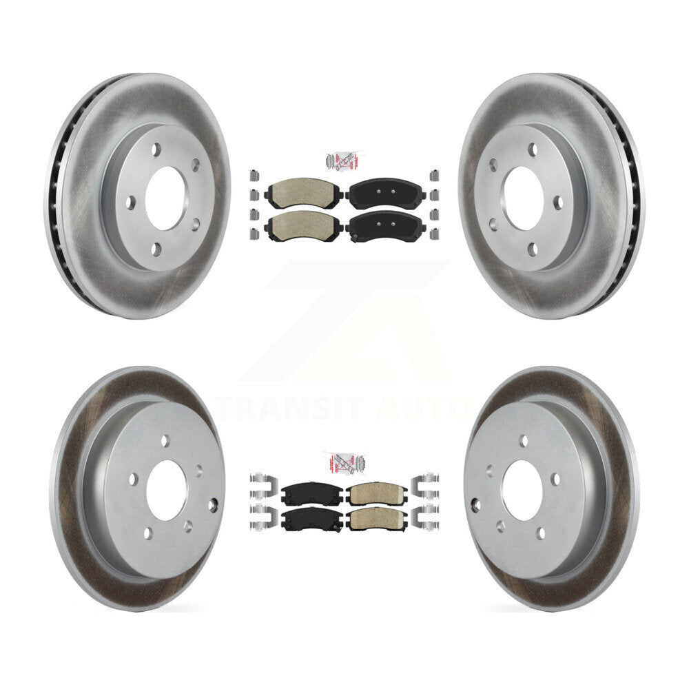 Kit de Rotor de frein avec revêtement de plaquettes en céramique, semi-métallique avant et arrière, pour Buick Rendezvou