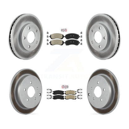 Kit de Rotor de frein avec revêtement de plaquettes en céramique, semi-métallique avant et arrière, pour Buick Rendezvou