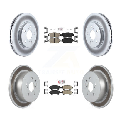 Kit de rotors de frein à disque avant et arrière en céramique, pour Toyota Sienn 2004 – 2010