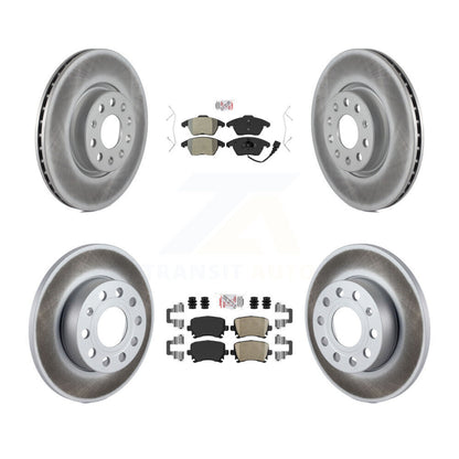 Kit de rotors de frein à revêtement en céramique, semi-métallique, avant et arrière, pour Volkswagen Rabbi