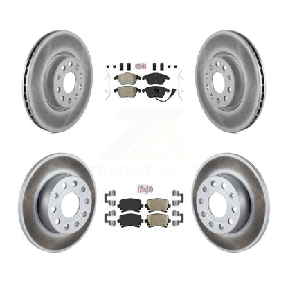 Kit de rotors de frein à revêtement en céramique, semi-métallique, avant et arrière, pour Volkswagen Rabbi