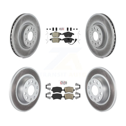Kit de Rotor de frein à revêtement en céramique, semi-métallique avant et arrière, pour Volkswagen GTI Eo