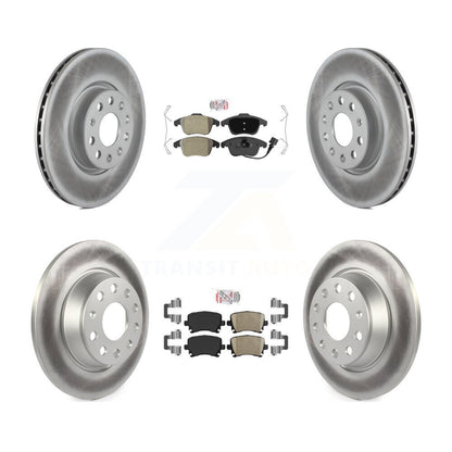 Kit de rotors de frein à revêtement en céramique, semi-métallique, avant et arrière, pour Volkswagen Tigua