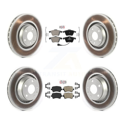 Kit de Rotor de frein avec revêtement de plaquettes en céramique, semi-métallique avant et arrière, pour Audi TTS Quattr