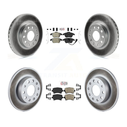 Kit de rotors de frein à revêtement en céramique, semi-métallique, avant et arrière, pour Volkswagen Rabbi