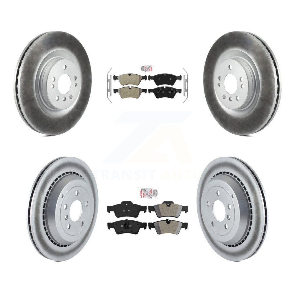Kit de rotors de frein à revêtement semi-métallique avant et arrière, pour Mercedes-Benz ML350 GL35