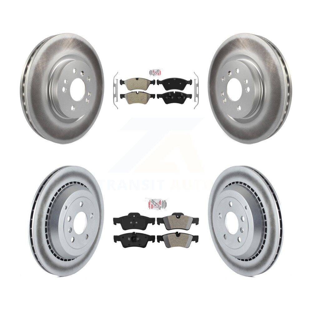Kit de Rotor de frein à revêtement de plaquettes semi-métalliques avant et arrière, pour Mercedes-Benz ML500 R32