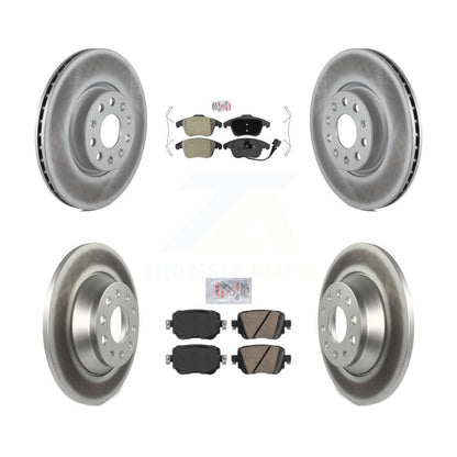 Kit de rotors de frein avant et arrière semi-métalliques avec revêtement en céramique, pour Audi Q3 Quattr