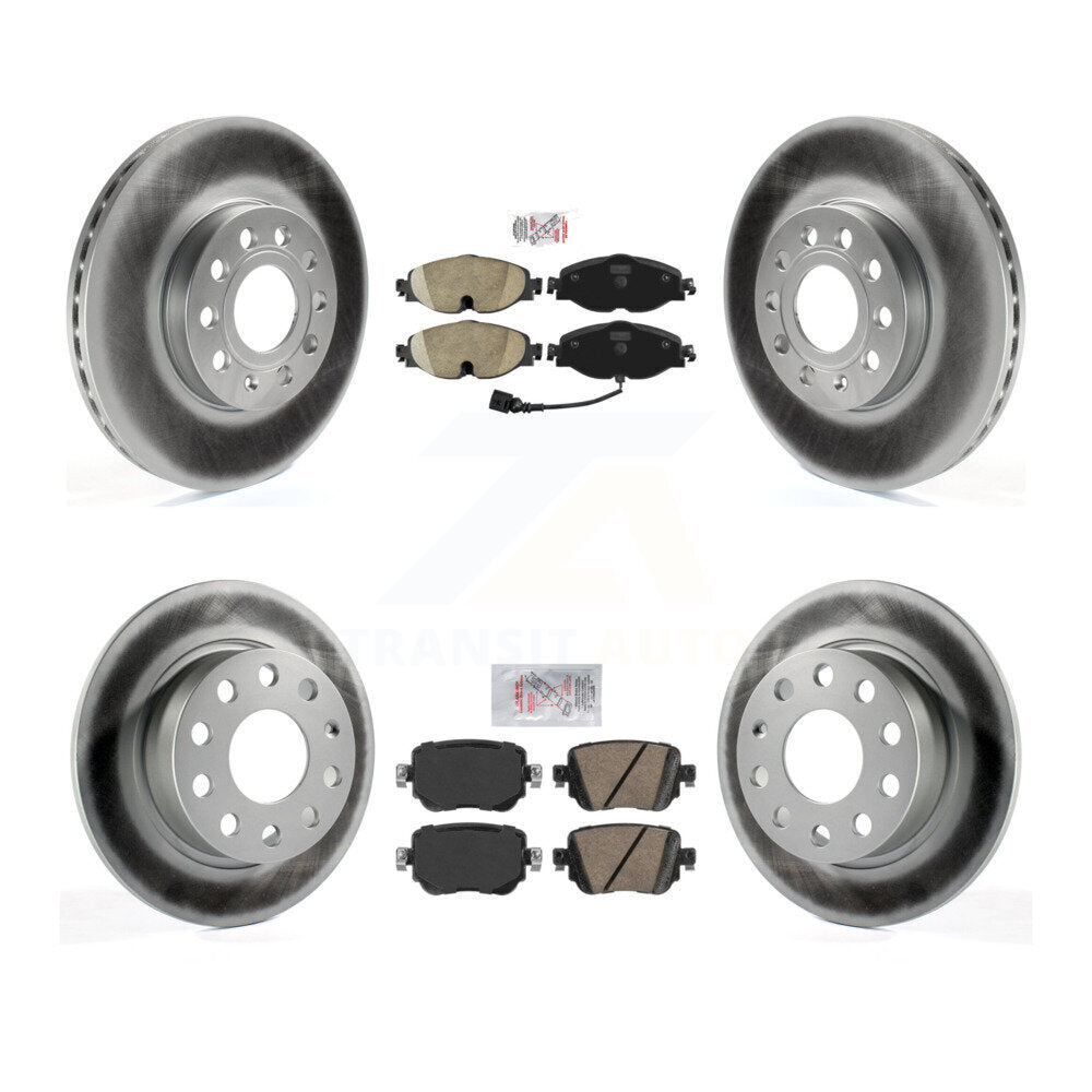 Kit de rotors de frein à disque en céramique avant et arrière, pour Volkswagen Golf SportWage