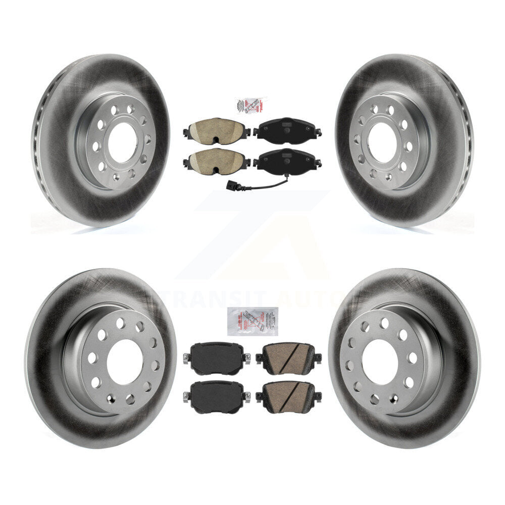 Kit de rotors de frein à disque en céramique avant et arrière, pour Volkswagen Golf SportWage